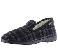 Victoria Chaussons Fermés Wamba Confortable 202001 | Carreaux & Doublure Effet Mouton & Semelle Assortie pour Homme