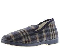 Victoria Chaussons Fermés Wamba Confortable 202061 | Carreaux & Doublure Effet Mouton & Semelle Assortie pour Homme