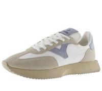 Victoria Femme, Cosmos Serraje Retro, Basket Nylon et détails en Suede, Azul Celeste, 37 EU Étroit