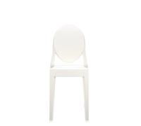 Victoria Ghost Chaise Kartell Blanc opaque brillant - 8034105781924