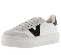 Victoria Homme Barcelona CICLISTA EFECTO Piel & Serraje Basket, Negro, 42 EU