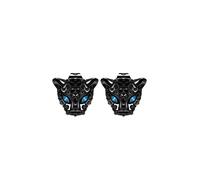 Victoria Hyde Boucles d'oreilles 'Black Panther' azur / noir, Taille One Size