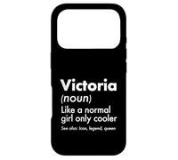 Victoria Like A Normal Girl Only Cooler Queen Prénom Coque pour iPhone 17 Pro