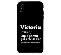 Victoria Like A Normal Girl Only Cooler Queen Prénom Coque pour iPhone XS Max