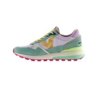 Victoria Luna 884 - Baskets femme violet en cuir, légères, lacets, semelle amovible 39