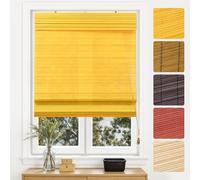 Victoria M. Store Bateau en Bambou, Protection Solaire Protection visuelle Store à enroulement à tirage latéral pour Fenêtres et Portes 60 x 160 cm Bambou