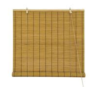 Victoria M. Store en Bambou Opaque à tirage latéral, Protection Solaire et visuelle, pour fenêtres et Portes 150 x 160cm, Marron