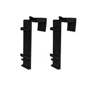 Victoria M. Support de Serrage pour Le Store Double Enrouleur Klemmfix pour Un vantail de 15-23 mm, Set de 2, Noir