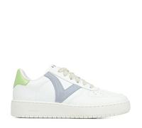 Victoria Basket Basse Unisexe Madrid Effet Cuir & Pièces Colorées en Contraste 1258201 pour Adulte Lila 40