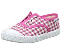 Victoria Mixte bébé INGLÉS ELÁSTICO Vichy Baskets, Rose (Fresa), 18 EU