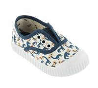 Victoria Mixte Enfant 1915 Inglesa by Jessica Nielsen Baskets, Bleu (Azul 36), 27 EU