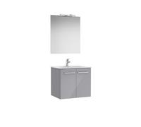 Victoria Pack 2 Portes 600Mm Gris Galet Brillant-Roca A851658516