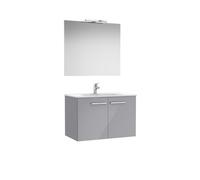 Victoria Pack 2 Portes 800Mm Gris Galet Brillant-Roca A851662516