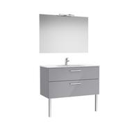 Victoria pack 2 tiroirs 1000mm gris galet brillant - ROCA A851605516