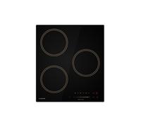 Victoria Table de cuisson à induction | 45 cm | 6600 W | 3 foyers | Réglage par curseur | Boost