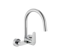 Victoria plus mitigeur évier mural à bec tube mobile haut chromé - ROCA A5A764FC00