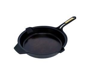 Victoria Poêle Signature en fonte polie 30 cm Noir