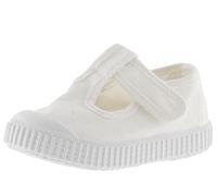 Victoria Sandales Unisexe 1915 Toile Teintée Drec & Bande Auto-Agrippante & Bout Renforcé 136625 pour Enfants Blanco 25