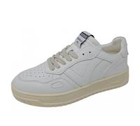 Victoria Seul-Efecto-Piel Baskets blanc