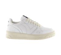 Victoria Seul-Efecto-Piel Baskets blanc