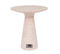 VICTORIA - Table d'appoint en terrazzo rose Rose