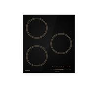 Klarstein Victoria Plaque À Induction Encastrable - 3 Zones, 6600 W Avec Boosters, Commande Tactile À Curseur, Minuterie & Verrouillage Parental, Vitrocéramique Noire, Design Compact 45 cm