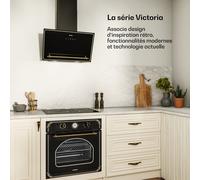 Victoria table de cuisson vitrocéramique | 4 Zones | Élégante, intemporelle | 6600 W | 60 cm