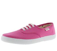 Victoria Tennis Anglaise Unisexe 1915 Toile & Lacets Blancs 106613 pour Adulte Fucsia 40