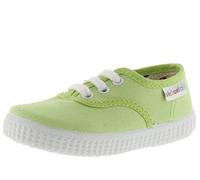 Victoria Tennis Anglaise Unisexe 1915 Toile & Lacets Blancs 106613 pour Enfants PISTACHO 24
