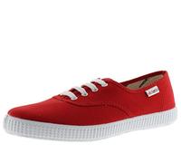 Victoria Tennis Anglaise Unisexe 1915 Toile & Lacets Blancs 106613 pour Enfants Rojo 21