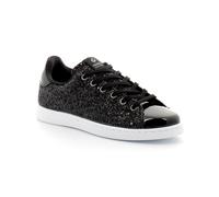 Baskets Victoria Tenis Glitter W pour Femme 38 Noir