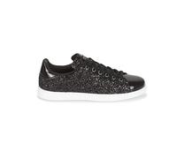 Victoria Basket Basse Tenis Paillettes & Détails Métallisés & Lacets Assortis 112558 pour Femme Negro 40