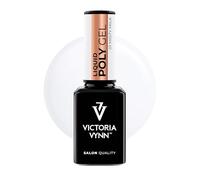 Victoria Vynn Liquid Poly Gel 15 ml UV/LED - Résistance Acrylique & Légèreté | Gel Constructeur Auto-Égalisant pour Extensions d’Ongles (01 Misty Milk)