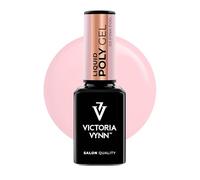 Victoria Vynn Liquid Poly Gel 15 ml UV/LED - Résistance Acrylique & Légèreté | Gel Constructeur Auto-Égalisant pour Extensions d’Ongles (03 Pink Fog)