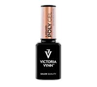 Victoria Vynn Liquid Poly Gel 15 ml UV/LED - Résistance Acrylique & Légèreté | Gel Constructeur Auto-Égalisant pour Extensions d’Ongles (05 Silver Haze)