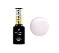 Victoria Vynn Mega Base Vernis Gel Hybride UV Led pour Ongles Durs et Longs 15ml Rose Froid