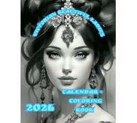 Victorian Beautiful Ladies: 2026 Calendar + Coloring Book