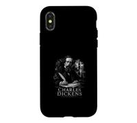 Victorian London Charles Dickens Classic Auteur Coque pour iPhone X/XS