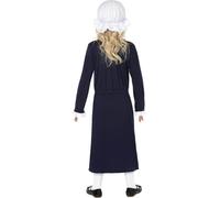 Victorian Poor Girl Costume, Female Small Age 4-6 Noir