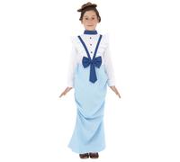 Victorian School Girl Livre Jour Costume Déguisement Pauvre Filles Maid Âge 4-12