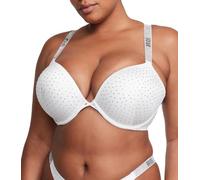 Victoria's Secret Haut de bikini push-up Shine Strap Bombshell, blanc, 95 B (Taille Fabricant:36B)