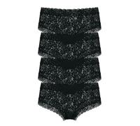 Victoria's Secret Posey Lace Cheeky, lot de 4 (XS-XXL), noir, Medium