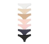Victoria's Secret String sans couture pour femmes, culottes pour femmes, lot multiple (XS-XXL), Mélange neutre, Medium