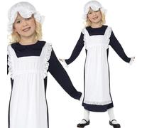 Victorien Pauvre Costume Fille Enfants Livre Jour Déguisement 4-12 Ans