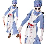 Victorien Servante Zombie Femmes Déguisement Halloween Horreur Adultes Costume
