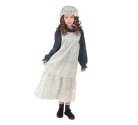 Victorien Tudor Girl Livre Jour Pauvre Soubrette Déguisement Filles Enfants Âge