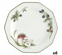 Victorienne ChurchillOrchard Assiette en céramique faïence Ø 27 cm (6 pièces)