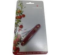 Victorinox, Greffoir, Couteau Universel de Jardin, Multifonction, Léger, Swiss Made, 2 Fonctions, Lame droite, rouge