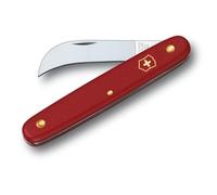 Victorinox 3.906 Couteau de jardin avec lame courbée, Rouge, 51 mm