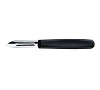 Victorinox 5.0203.S Éplucheur Deux tranchants dans étui-SB, Acier Inoxydable, Noir, 30 x 5 x 5 cm